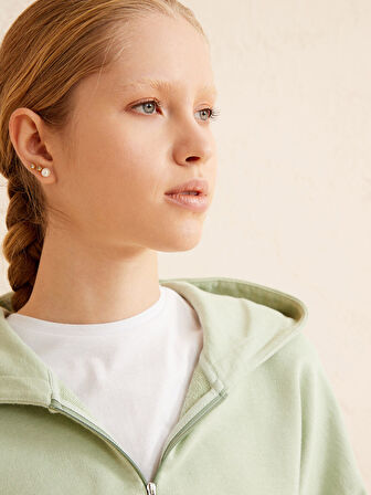 Mavi Oversize Pamuklu Sweatshirt