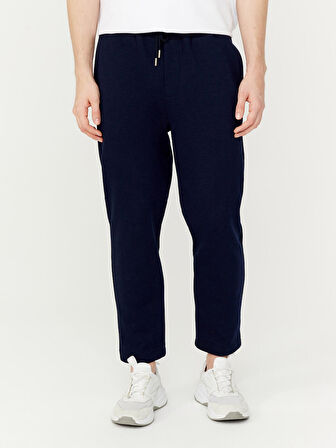Lacivert Regular Fit Pamuklu Sweat Pantolon