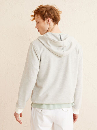 Gri Regular Fit Pamuklu Sweatmont
