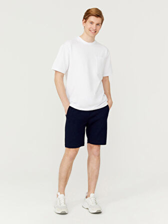Lacivert Regular Fit Pamuklu Sweat Pantolon