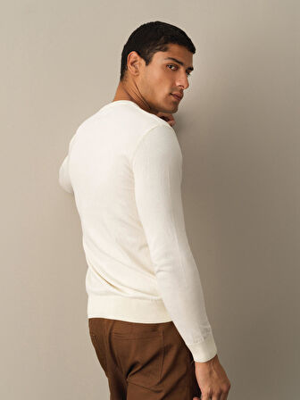 Xint Ekru Regular Fit Basic Kazak