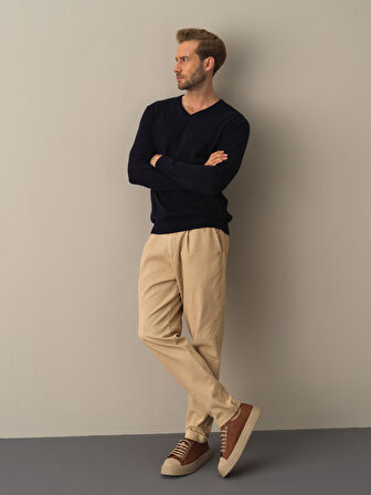 Xint Lacivert Regular Fit Basic Kazak