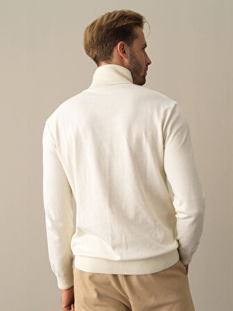 Xint Ekru Regular Fit Basic Kazak