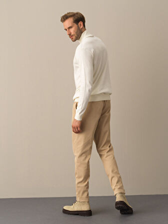 Xint Ekru Regular Fit Basic Kazak