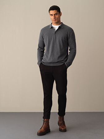 Xint Antrasit Regular Fit Basic Kazak