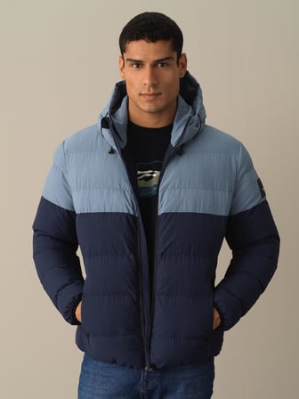 Xint Lacivert Regular Fit Şişme Mont