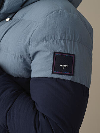 Xint Lacivert Regular Fit Şişme Mont