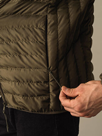 Xint Haki Regular Fit Şişme Mont