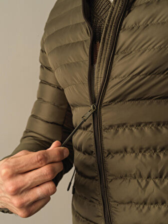 Xint Haki Regular Fit Şişme Mont