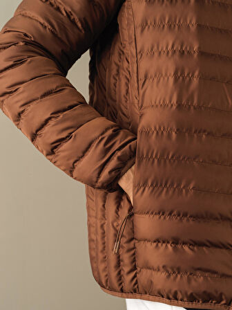 Xint Camel Regular Fit Şişme Mont