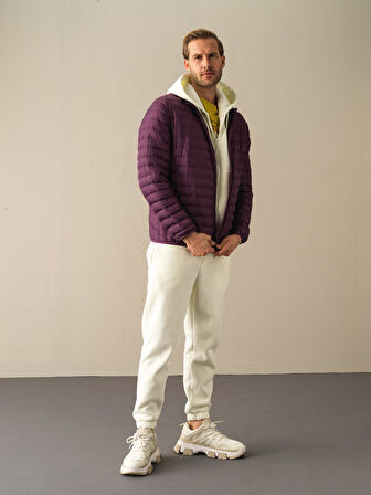 Xint Mor Regular Fit Şişme Mont