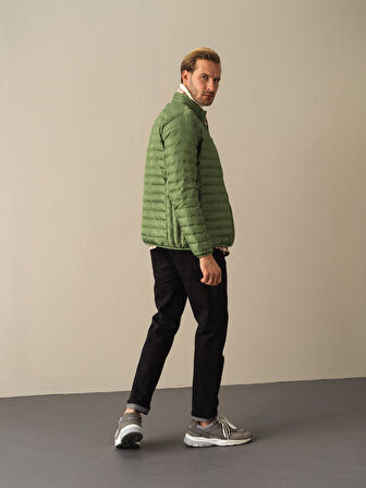 Xint Yeşil Regular Fit Şişme Mont