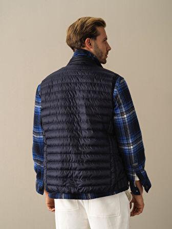 Xint Lacivert Regular Fit Şişme Yelek