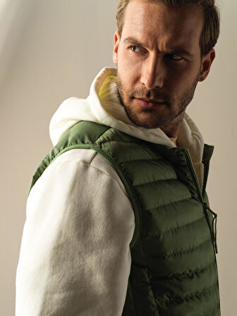 Xint Yeşil Regular Fit Şişme Yelek