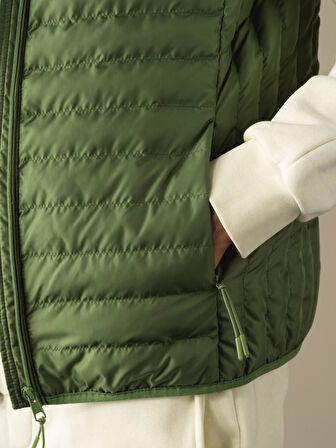 Xint Yeşil Regular Fit Şişme Yelek