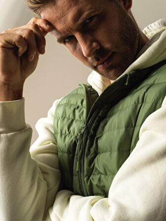 Xint Yeşil Regular Fit Şişme Yelek