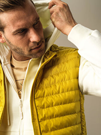 Xint Sarı Regular Fit Şişme Yelek