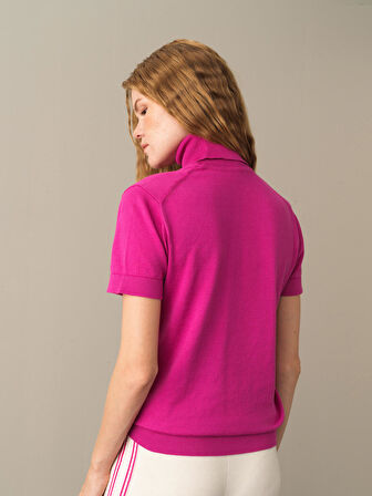 Xint Fuşya Rahat Kesim Basic Kazak