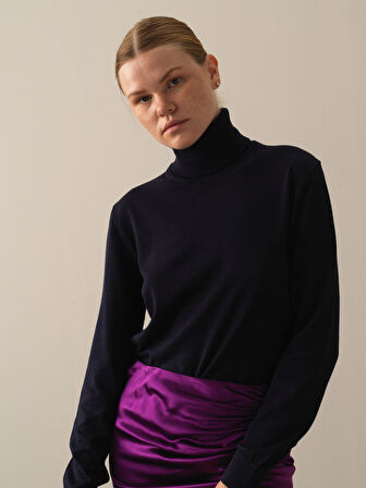 Xint Lacivert Regular Fit Basic Kazak