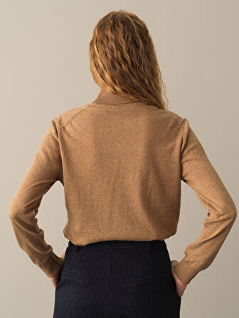 Xint Camel Regular Fit Basic Kazak