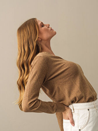 Xint Camel Regular Fit Basic Kazak