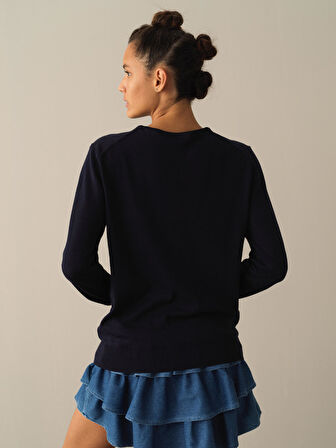 Xint Lacivert Regular Fit Basic Kazak