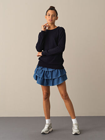 Xint Lacivert Regular Fit Basic Kazak