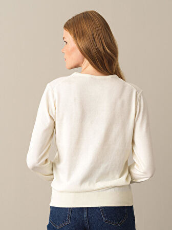 Xint Ekru Regular Fit Basic Kazak