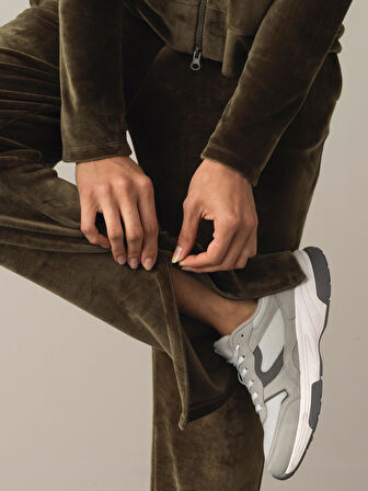 Xint Haki Kadife Sweat Pantolon