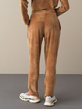 Xint Camel Kadife Sweat Pantolon