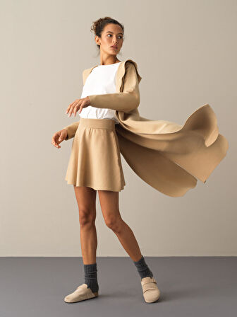 Xint Bej Regular Fit Uzun Hırka