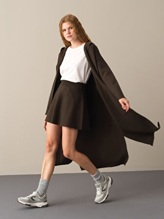 Xint Haki Regular Fit Uzun Hırka