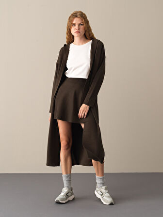 Xint Haki Regular Fit Uzun Hırka