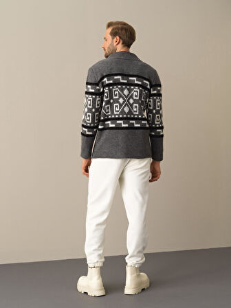 Xint Antrasit Regular Fit Hırka