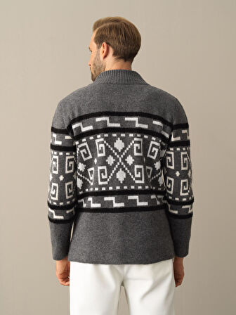 Xint Antrasit Regular Fit Hırka