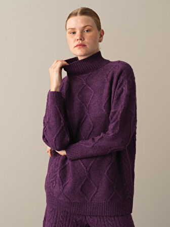 Xint Mor Dik Yaka Oversize Kazak