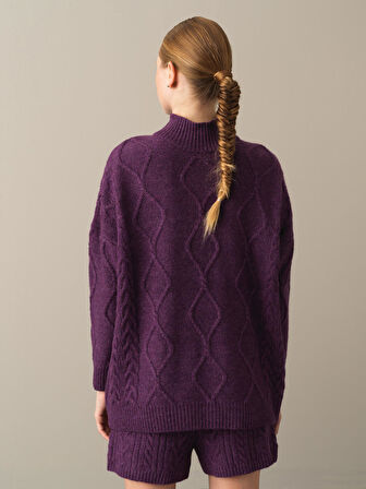 Xint Mor Dik Yaka Oversize Kazak