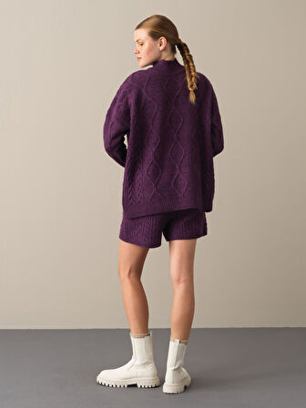 Xint Mor Dik Yaka Oversize Kazak