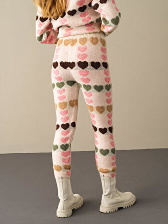 Xint Ekru Regular Fit Triko Pantolon