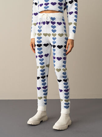 Xint Mavi Regular Fit Triko Pantolon