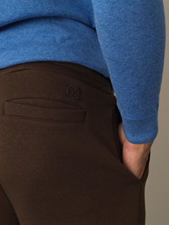 Xint Kahverengi Basic Sweat Pantolon