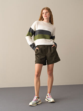 Xint Haki Regular Fit Şort