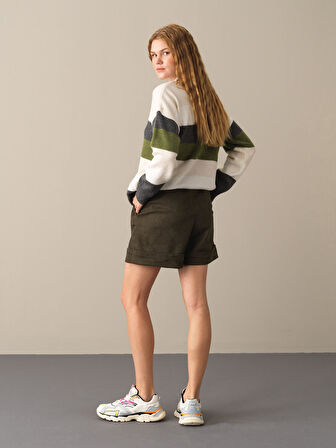 Xint Haki Regular Fit Şort