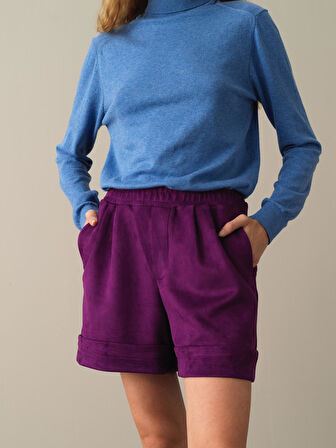 Xint Mor Regular Fit Şort