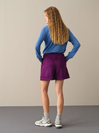 Xint Mor Regular Fit Şort