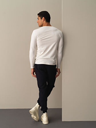 Xint Beyaz Modal Basic Tişört