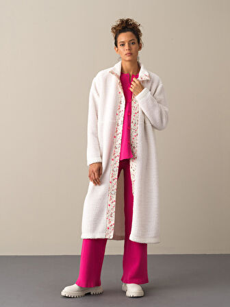 Xint Beyaz Oversize Polar Sweatmont