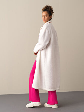 Xint Beyaz Oversize Polar Sweatmont