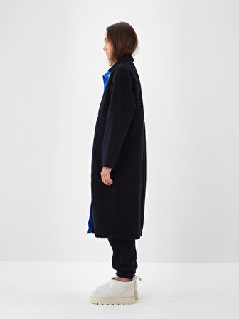 Xint Lacivert Oversize Polar Sweatmont