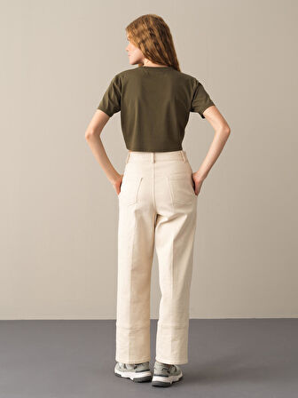 Xint Haki Regular Fit Modal Basic Crop